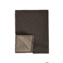 Load image into Gallery viewer, WOOL BLANKET IN BARK & CEMENT