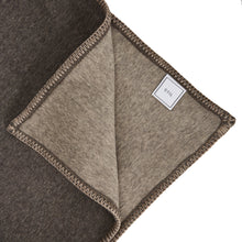 Load image into Gallery viewer, WOOL BLANKET IN BARK & CEMENT