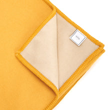 Load image into Gallery viewer, WOOL BLANKET MARIGOLD & OATMEAL