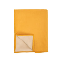 Load image into Gallery viewer, WOOL BLANKET MARIGOLD & OATMEAL
