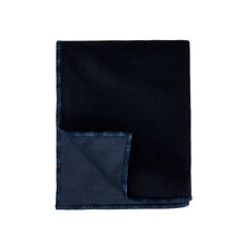 Load image into Gallery viewer, WOOL BLANKET IN NAVY &amp; DENIM
